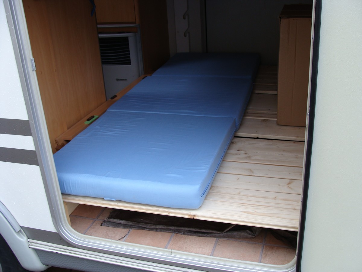 unteres Bett - Selbstbau