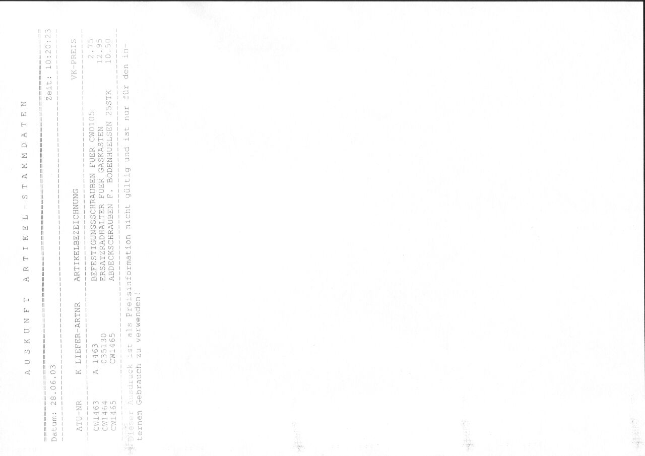 Ersatzteil Liste Seite 8