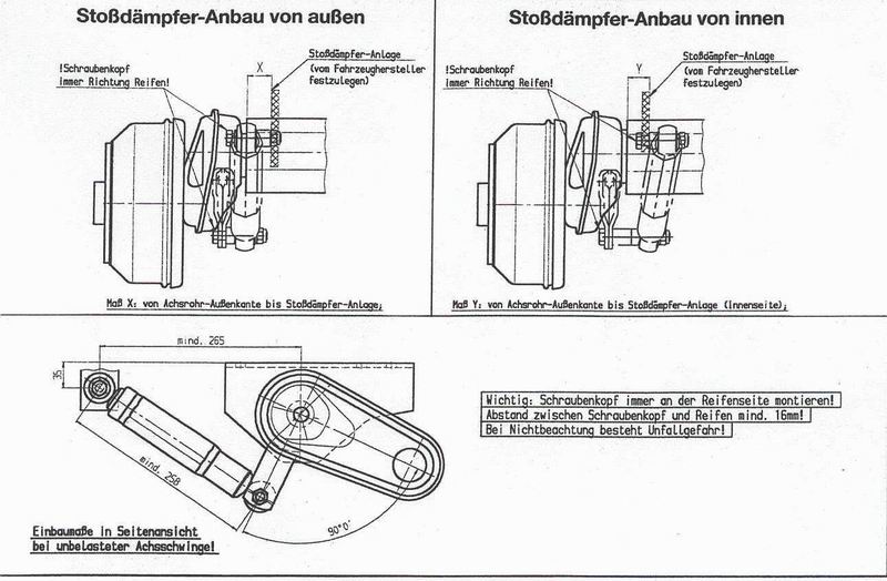 Einbauanleitung Stodmpfer von Alko