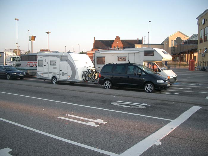 Vor der Fhre nach Helsingborg