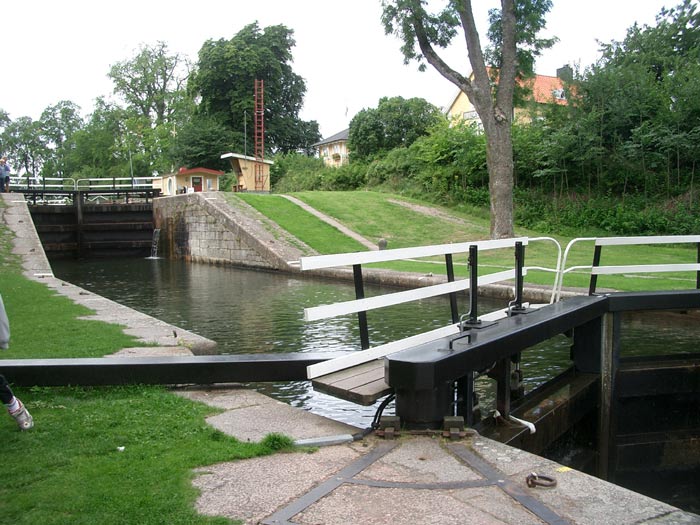 Schleusen am Gtakanal bei Motala