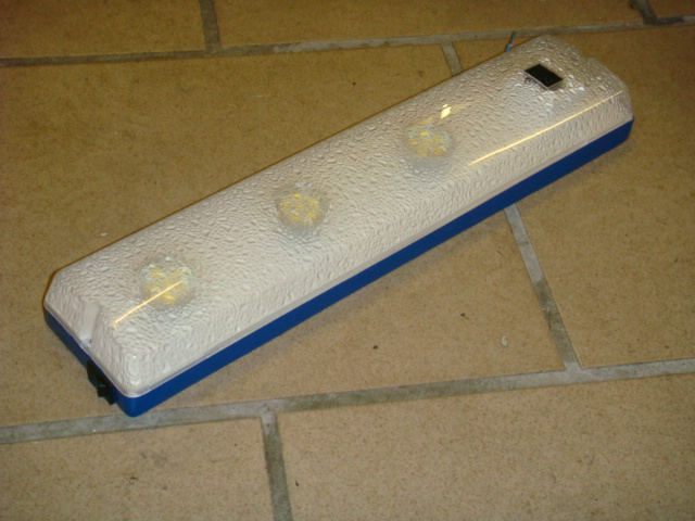 Umbau Deckenlampe Bett 4 Innenleben weiss