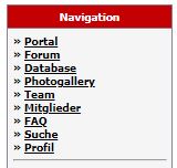 Navigationsbox im Portal