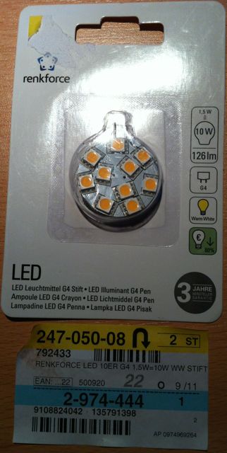 LED-Umbau Lampe