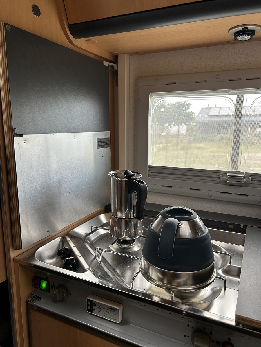 Kchenblock in Anthrazit