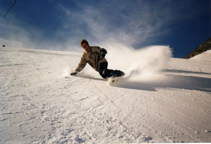 Frontside in Hintertux